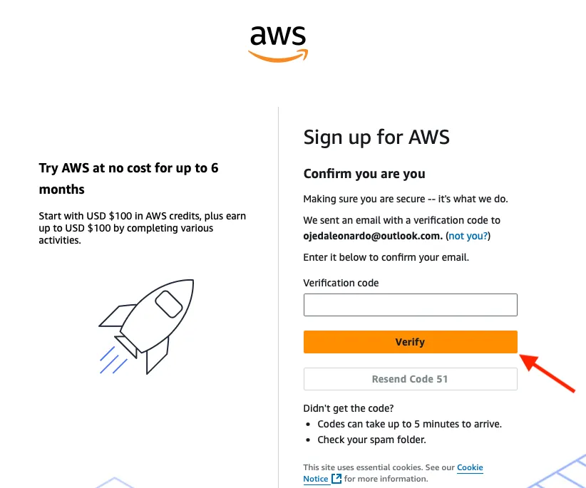 Verificación de correo electrónico